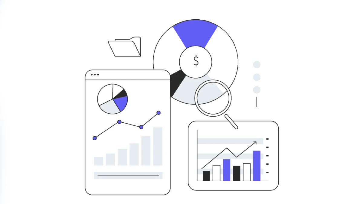 Dashboard analytics con metriche di conversione