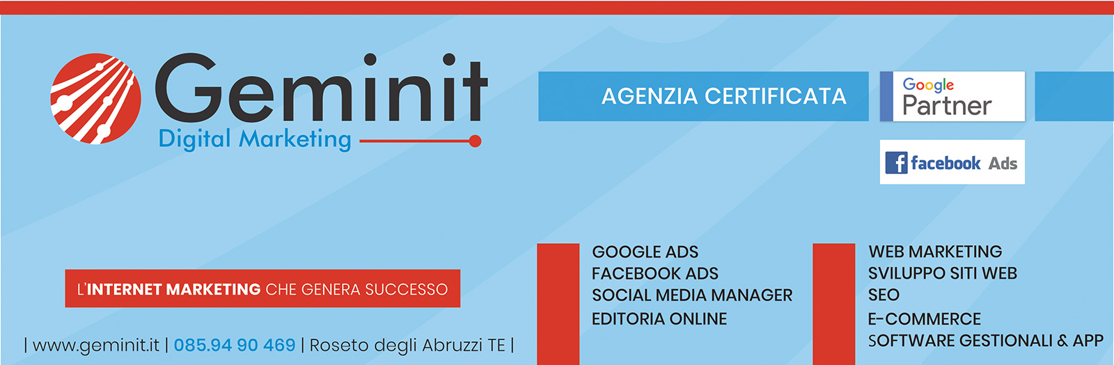 Geminit - Web Marketing, Siti Web, Software Gestionali